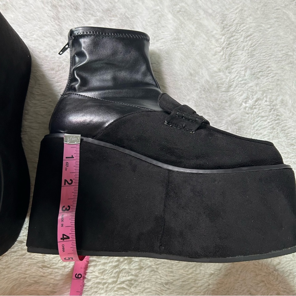Lemon drop black platform loafers - Picture 6 of 6